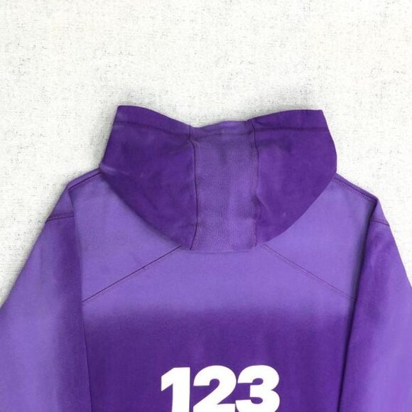 RIVINGTON ROI REBIS Purple Retro Hoodie - Picture 6 of 6